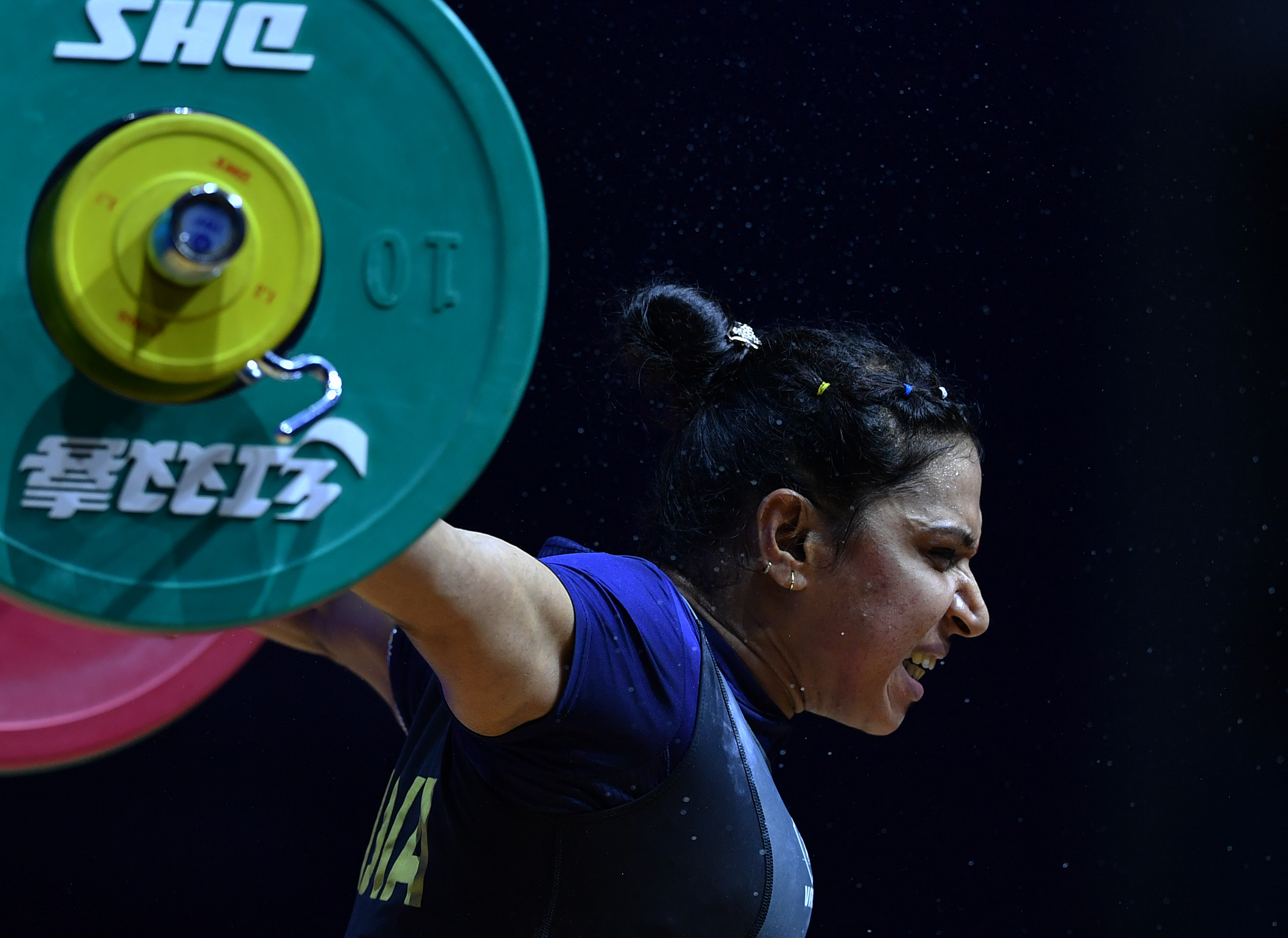 印度代表团在举重比赛中大获全胜 印度代表团在举重比赛中大获全胜